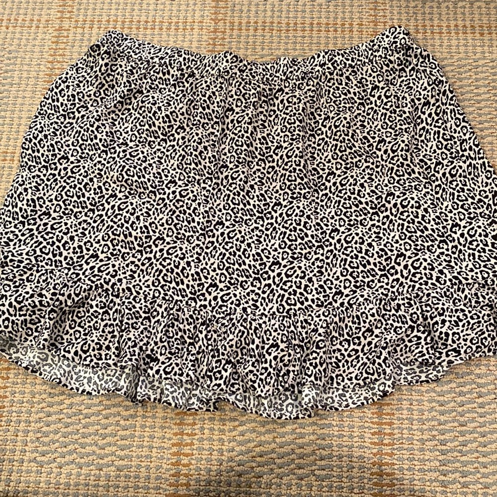 Leopard print mini skirt - American Eagle